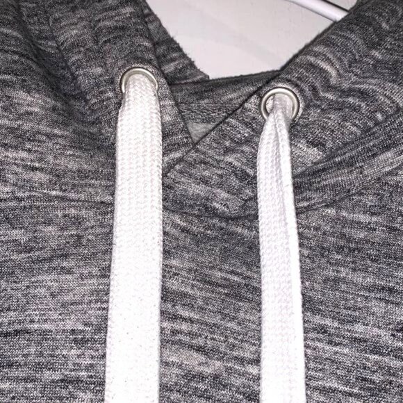 Reflex Womens Heather Gray Pullover Hoodie M Drawstring Kangaroo Pocket Cotton/P - Picture 4 of 9